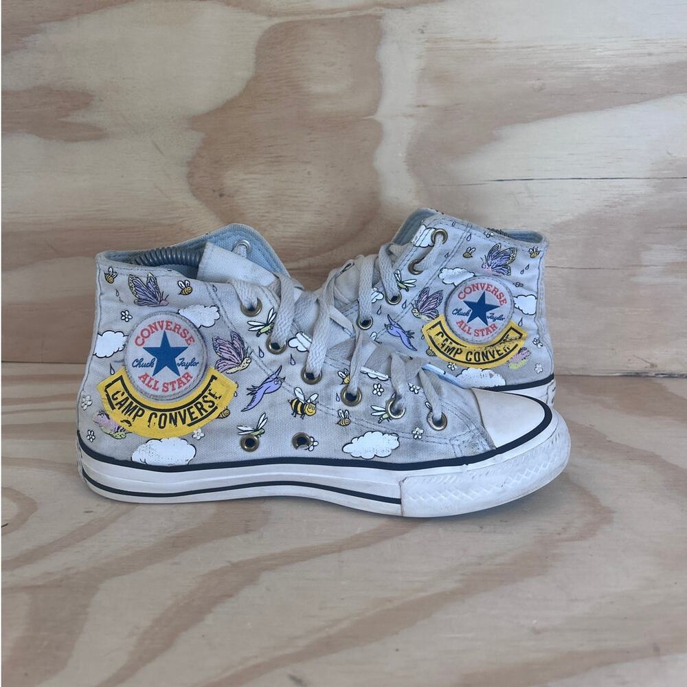 Converse All Star - CT Hi Summer Camp - Sneakers - Blue - Big Kids - 4 - 667897C